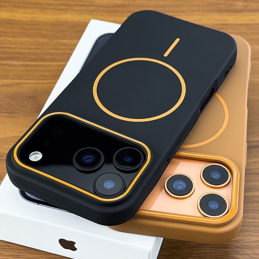 Luxury Matte Magnetic Phone Case For iPhone 17 16 15 14 13 12 Pro Max 16 Plus 17