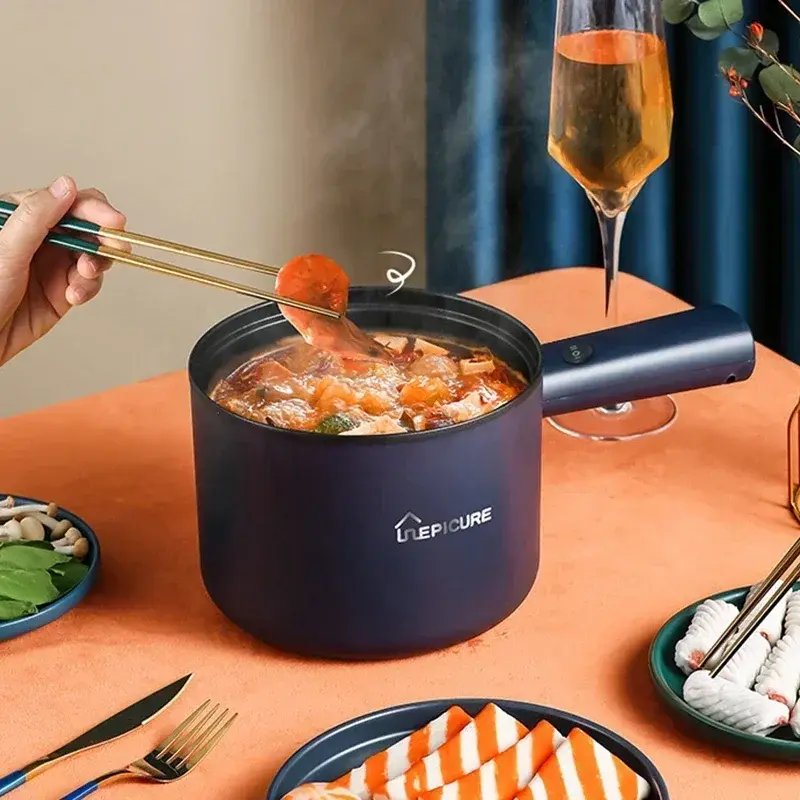 Thumbnail: 1.8L Multifunctional Electric Hot Pot Portable Non Stick Detachable Base for Hom