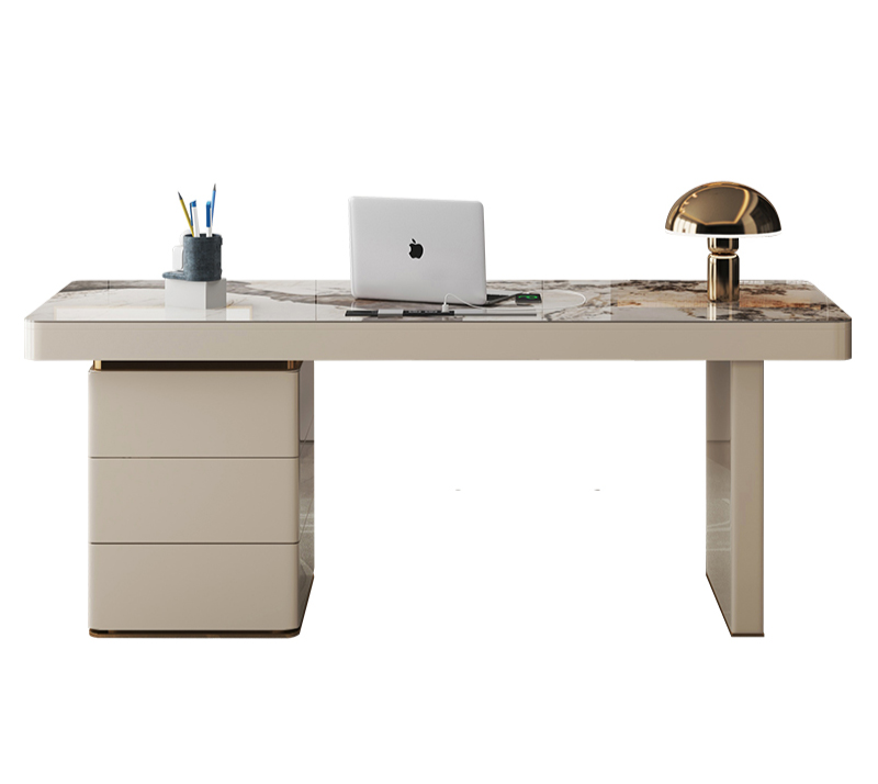 Thumbnail: Organizer Storage Office Desk Women White Designer Hospital Office Desk Luxury R