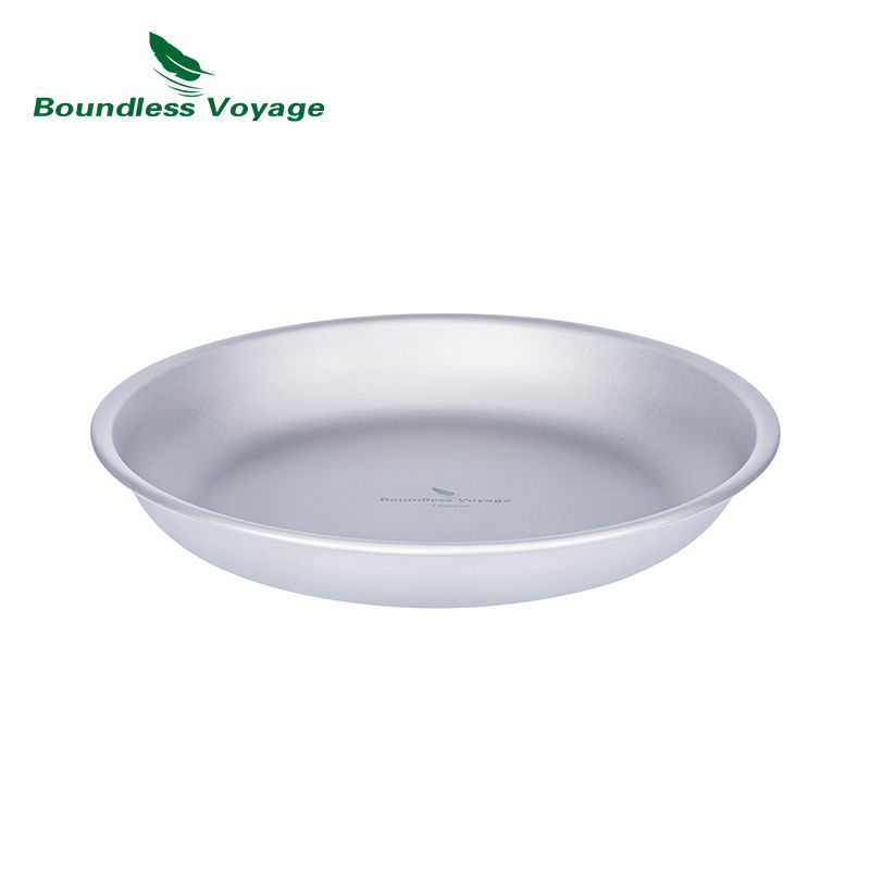 Thumbnail: Boundless Voyage Titanium Plates Dishes Saucer Outdoor Home Food Tray Round Dinn