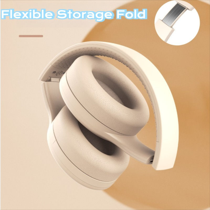 Thumbnail: Wireless Bluetooth Headphones Over Ear HIFI Stereo Headsets Noise Reduction Spor