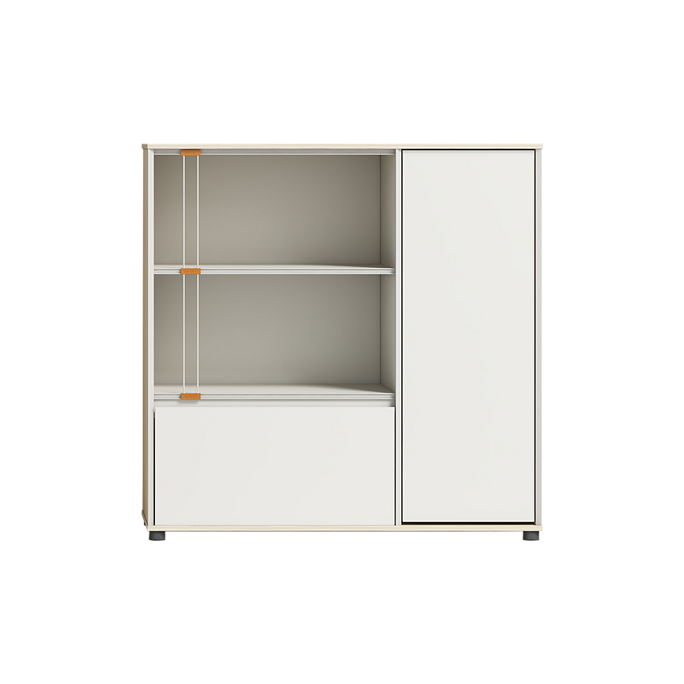 Thumbnail: Modern Home Office Furniture Filing Cabinet Wood Storage File Cabinet Low Cabine