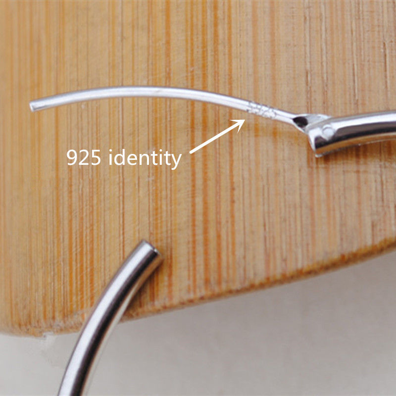Thumbnail: 925 sterling silver earrings Big earrings Earrings for women Wedding earrings Ro