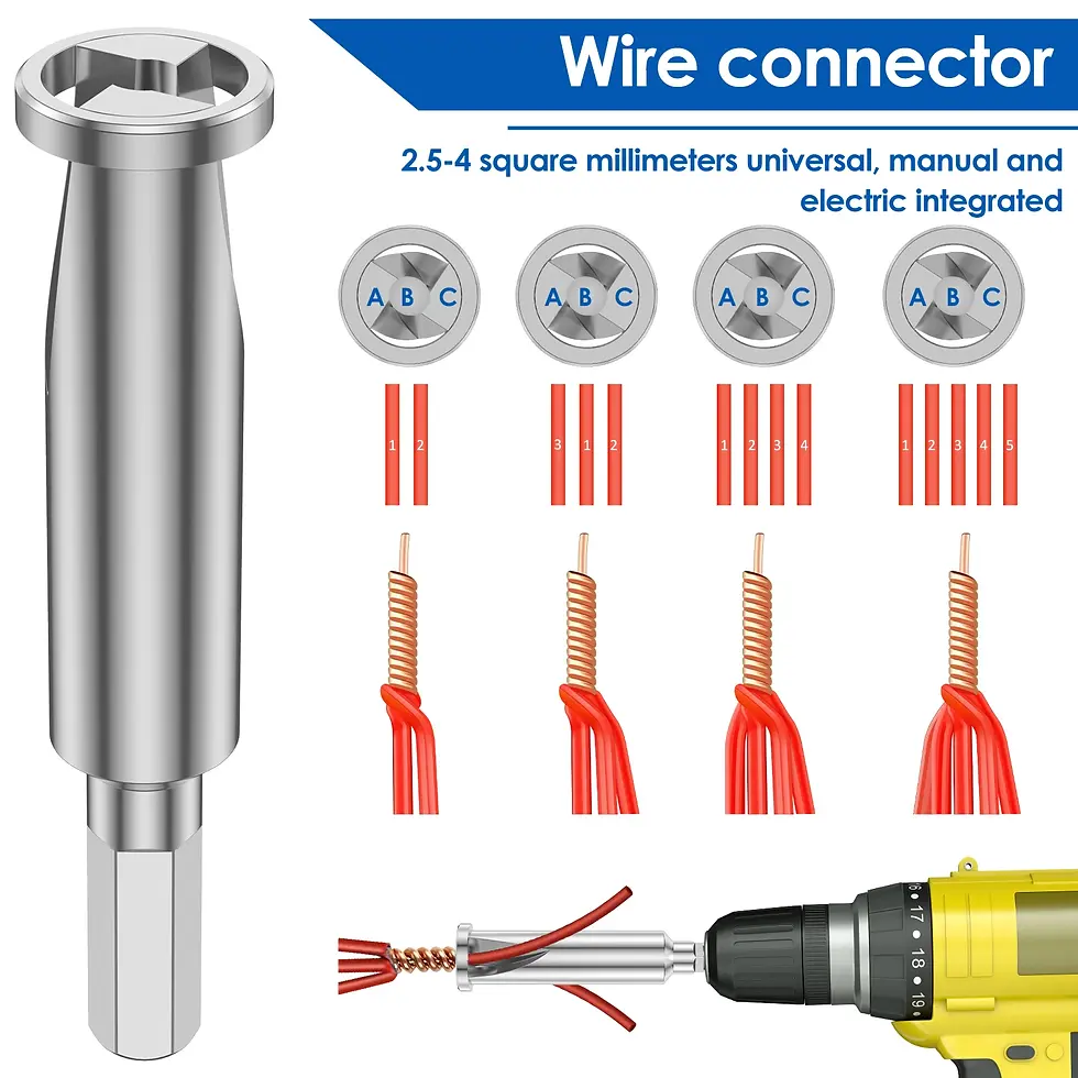 Thumbnail: Wire Twisting Tools Quickly Twister Electrician Artifact for Power Drill Drivers