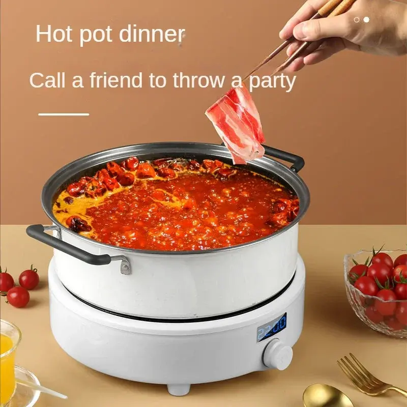 Thumbnail: Electric Induction Cooker Boiler Waterproof Stir-Fry Cooking Plate Intelligent H