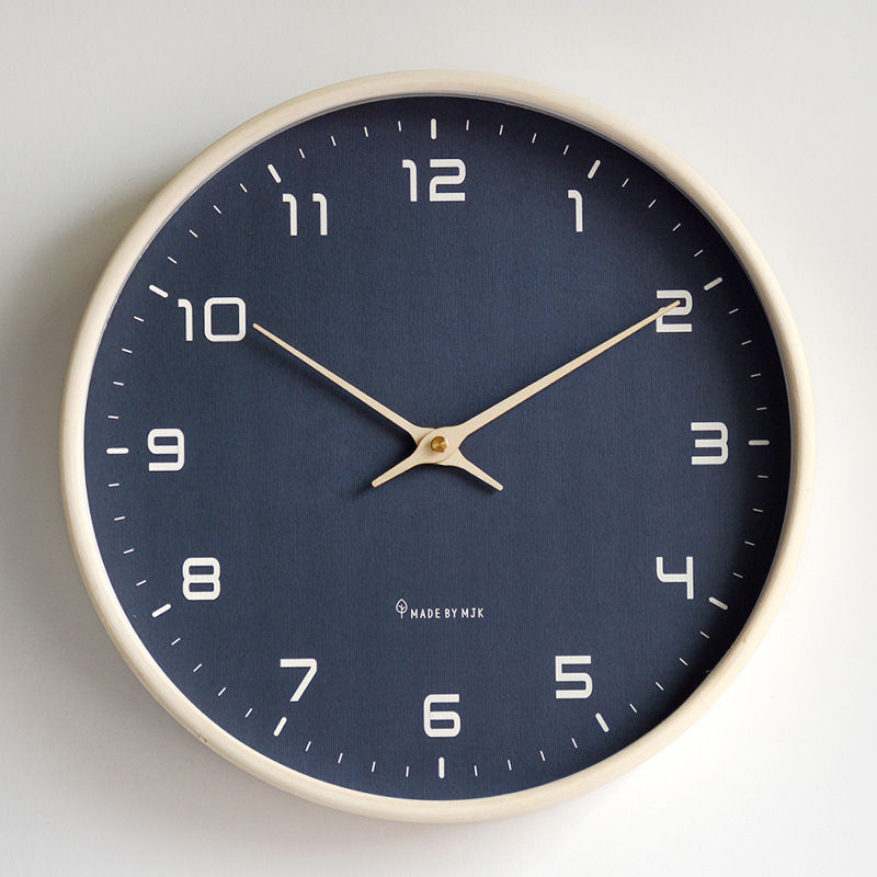 Thumbnail: Modern Wood Wall Clock Kitchen Clock Mechanism Wall Watches Home Decor Living Ro