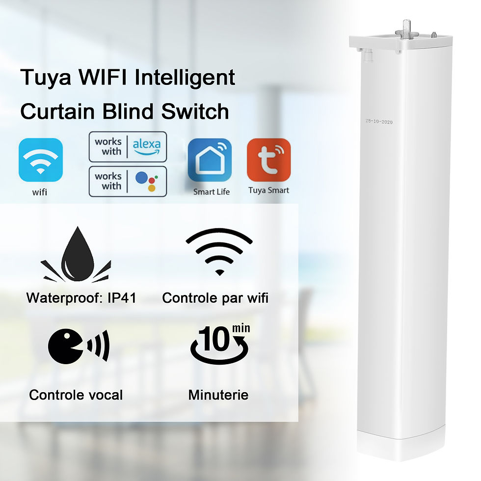 Thumbnail: Tuya WIFI Intelligent Curtain Blind Switch Electric Motorized Curtain Roller Shu