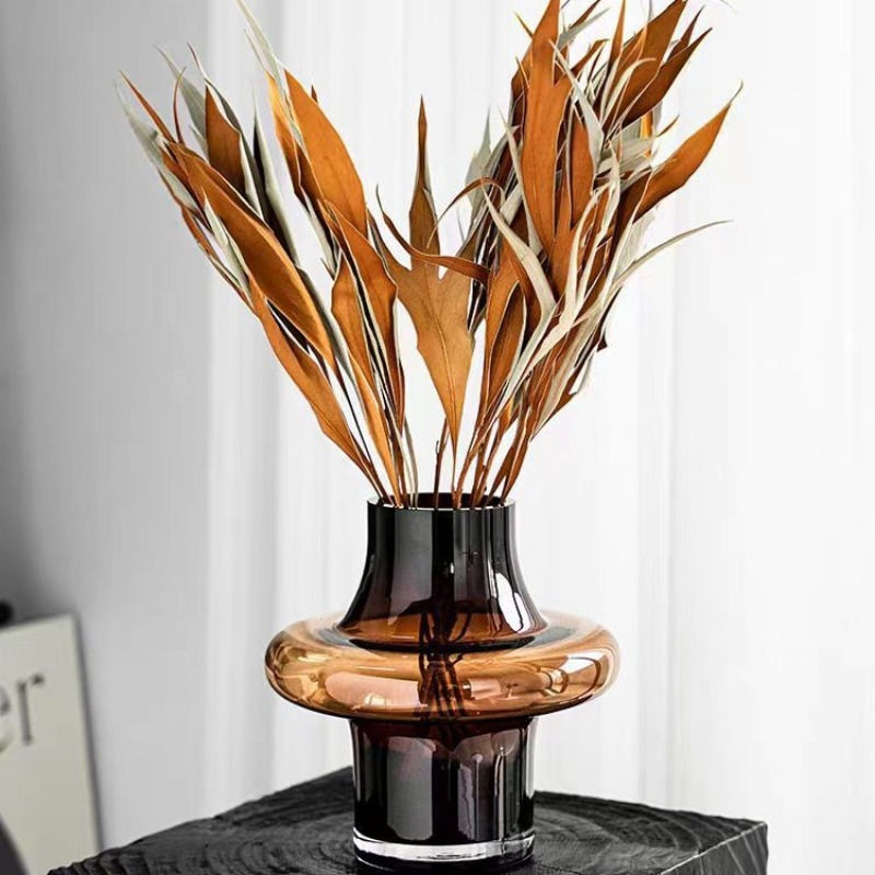 Thumbnail: Home Decor Antique Vase Living Room Decoration Glass Vase Ornaments Dried Flower