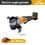 Thumbnail: 2026 DeWalt 125mm brushless DCG405&DCG406 flat head angle grinder bare machine t