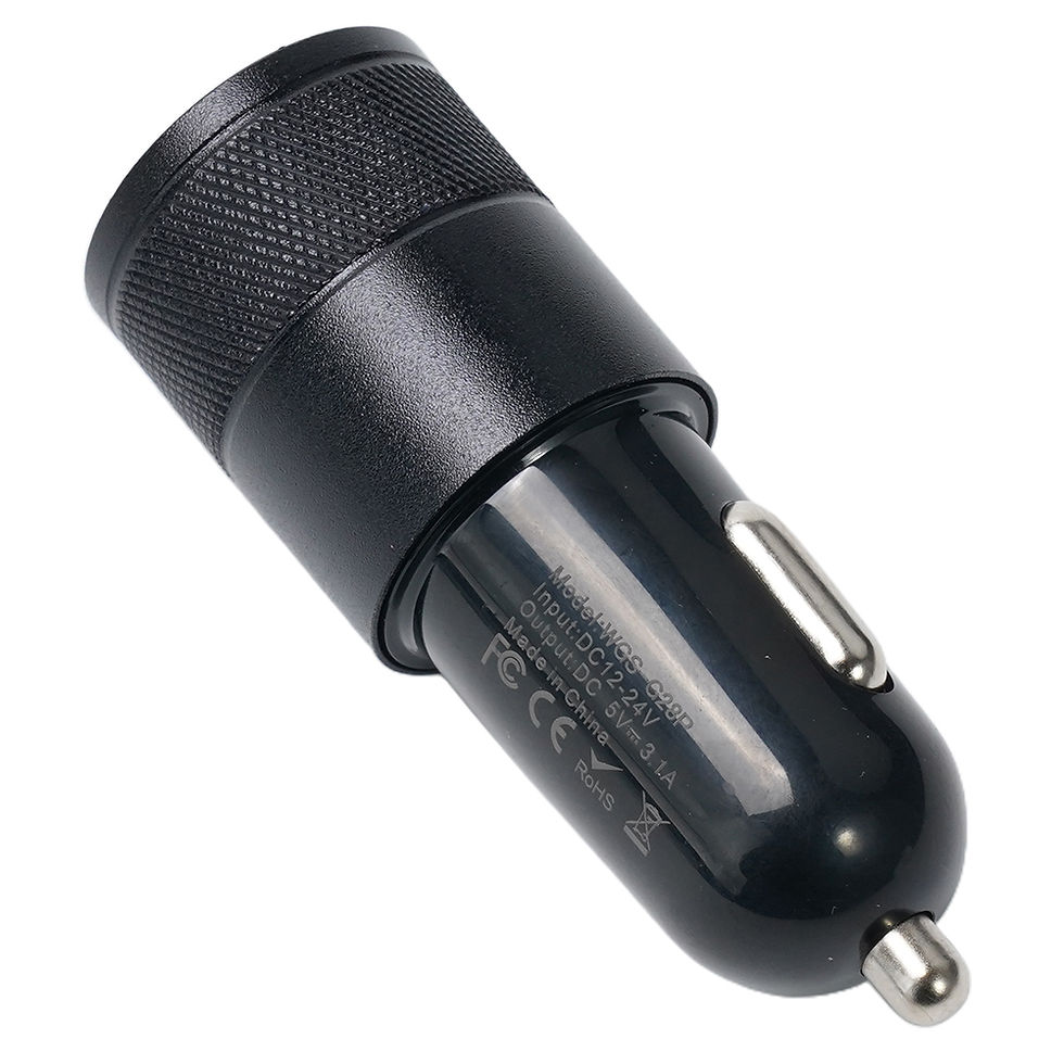 Thumbnail: 66W USB Car Charger Quick Charge 3.0 USB Type C Fast Charging Phone Adapter For