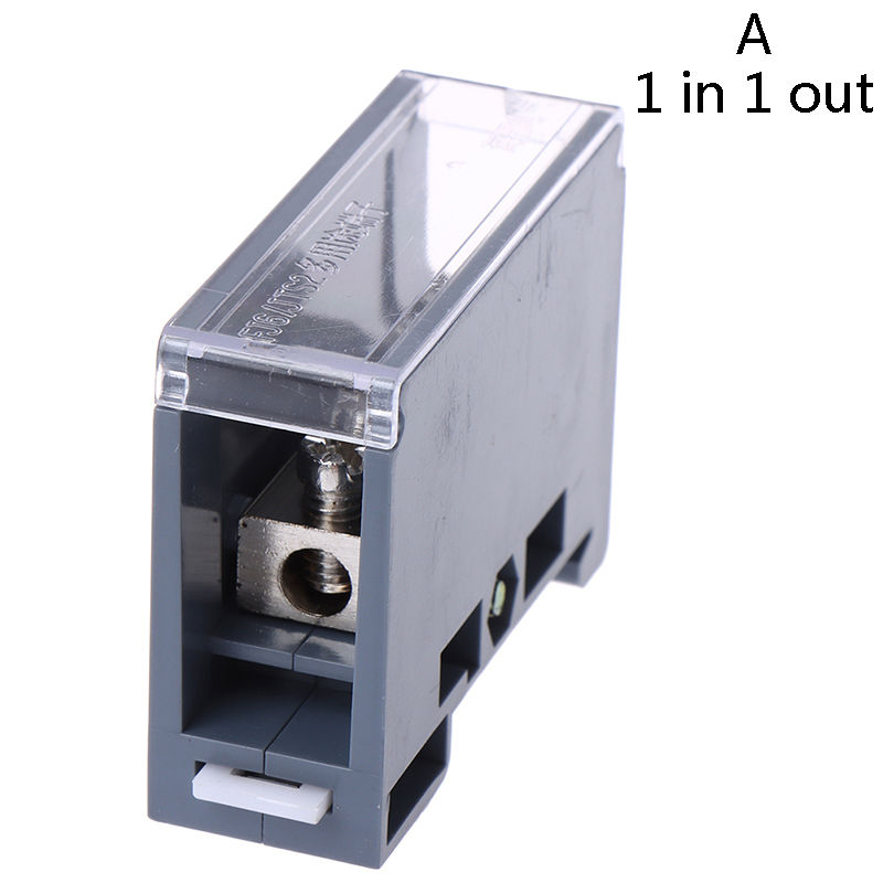 Thumbnail: 1PCS 150A Din Rail Terminal Block Distribution Box One in Multiple out Universal