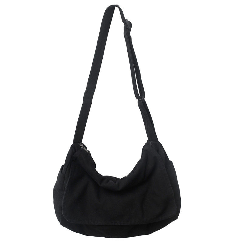 Thumbnail: Women's Messenger Bag Vintage Handbag Canvas Teenager Shoulder Tote Bags Casual