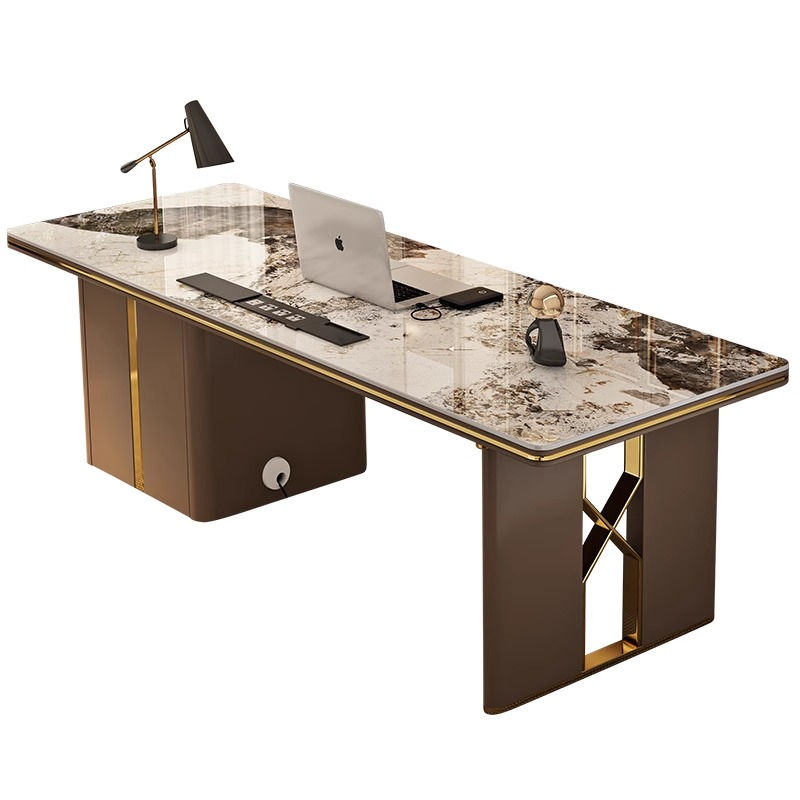 Thumbnail: Contemporary Luxury Sedentary Desk Spacious Office Desk Table Standing Design Id