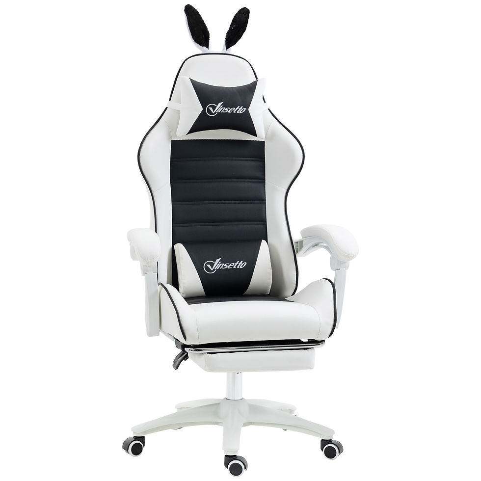 Thumbnail: Vinsetto Swivel Pu Leather Gaming Chair with Adjustable Height 65X63X136-142Cm