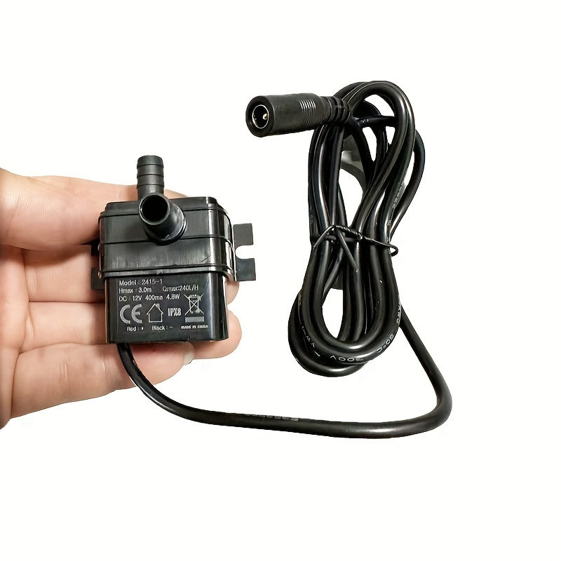 Thumbnail: water pump 12v pool pump 5V USB Plug 4.8W 240L/H Pet water pump suitable for aqu