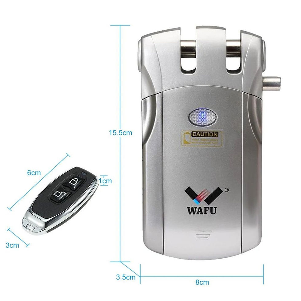 Thumbnail: 433MHz Wafu Smart Lock Security Wireless WIFI BT Tuya Intelligent Remote Control