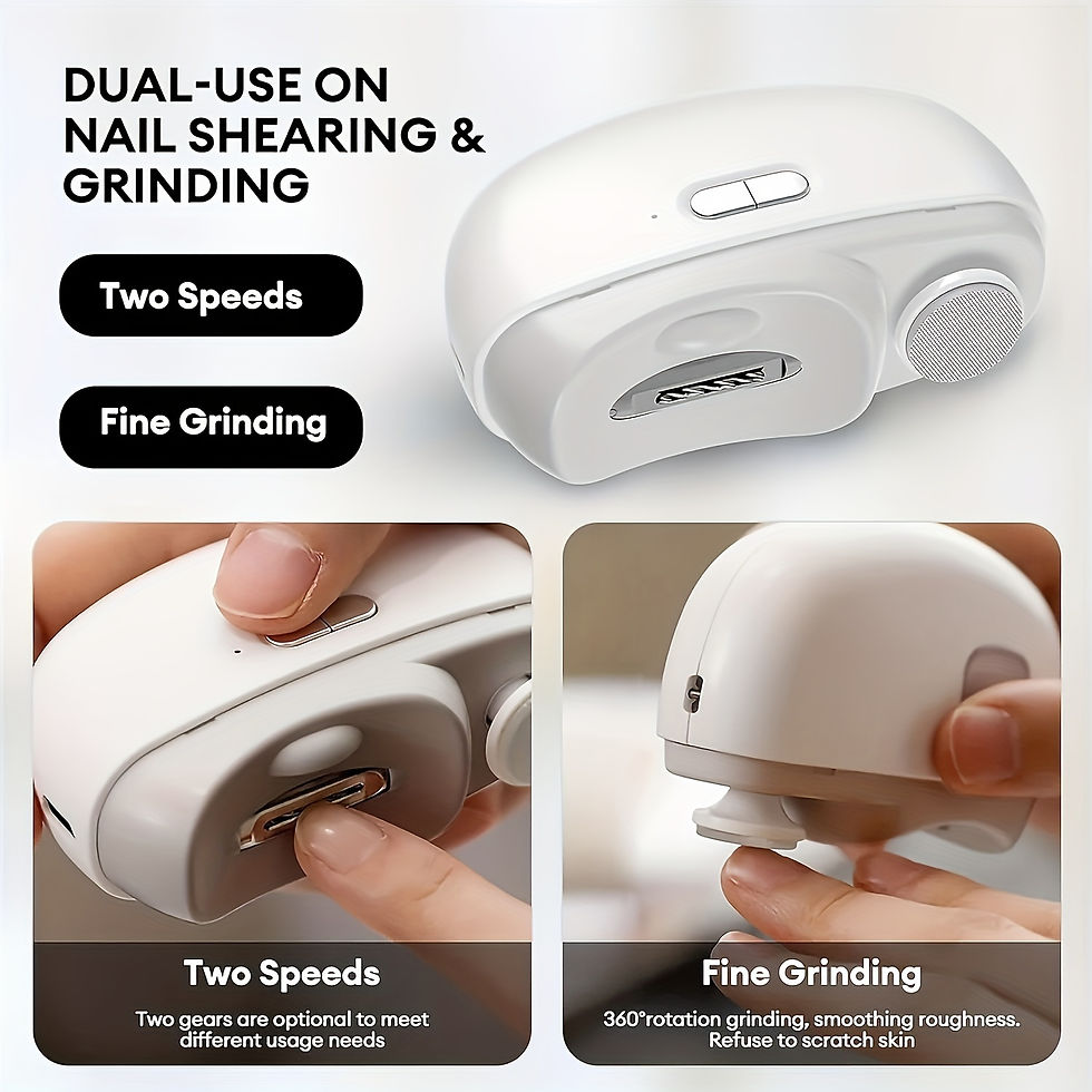 Thumbnail: The ultimate nail care toolkit - professional electric nail clippers, polishers,