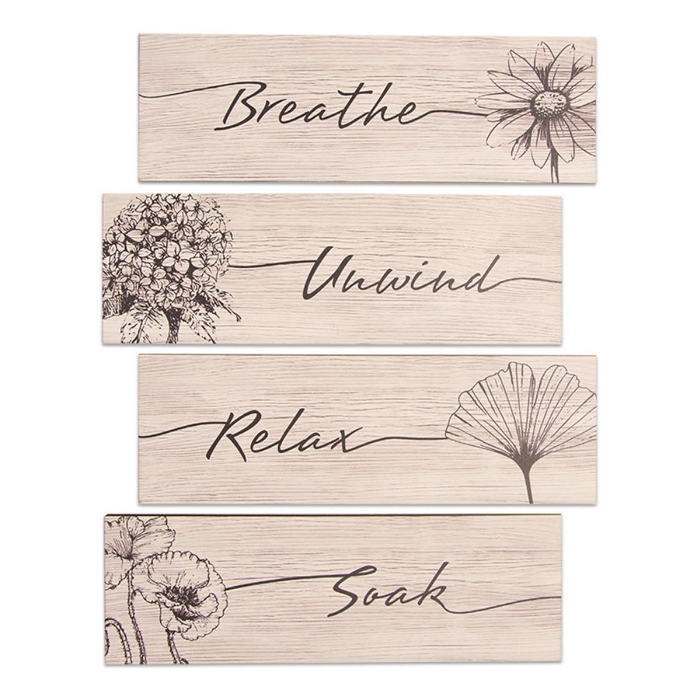 Thumbnail: Creative Wooden Floral Wall Art Funny Handmade Plants Hanging Sign Decorative Wa