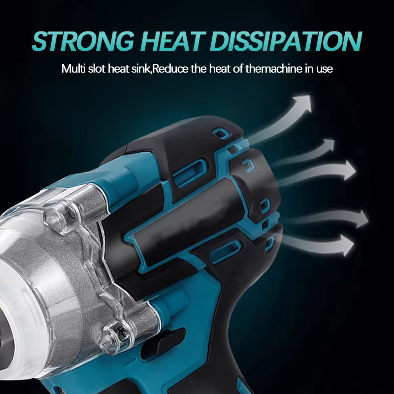 Thumbnail: 520N.M Brushless Electric Impact Wrench Cordless Electric Impact Wrench Brushles