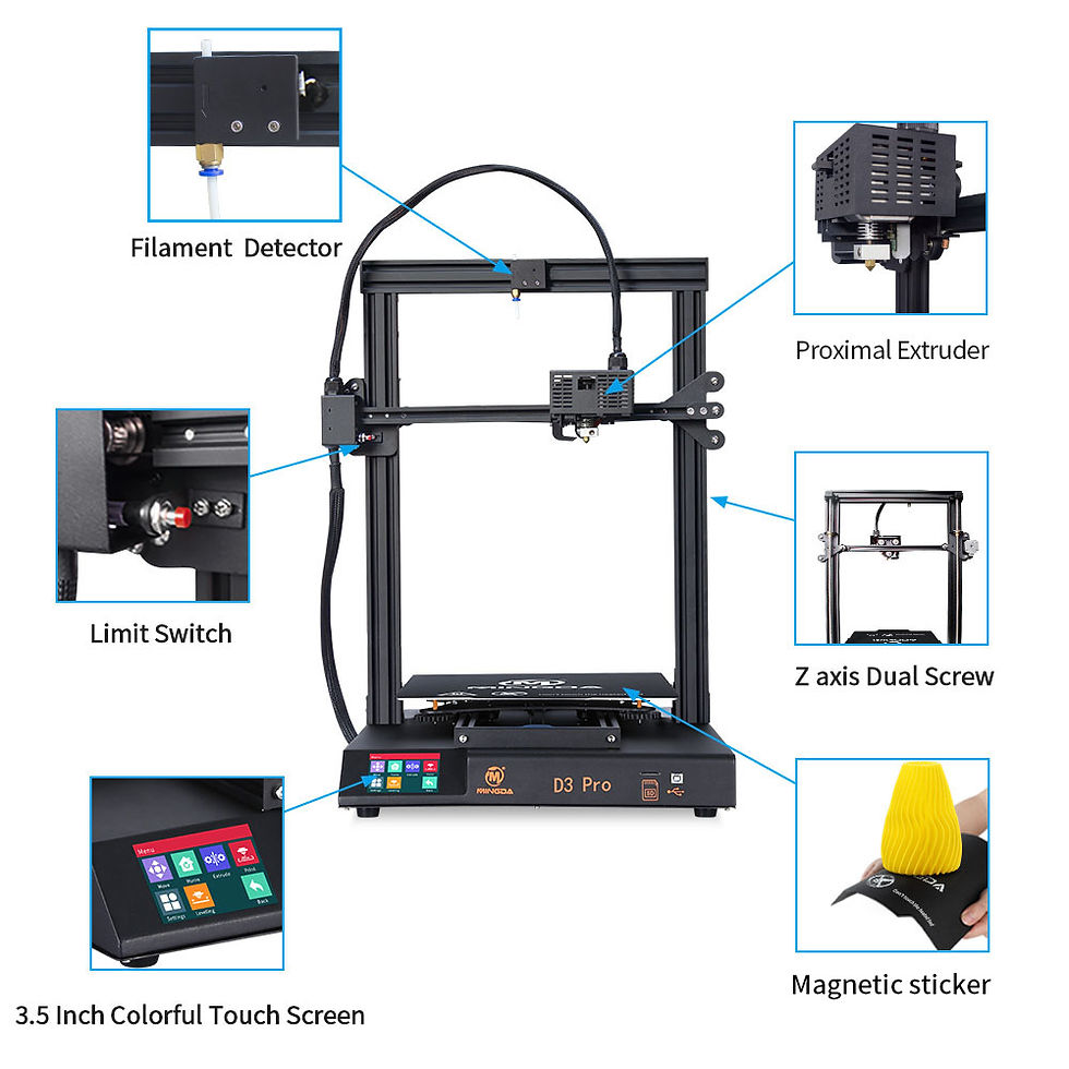 Thumbnail: The Latest Large Size 320 * 320 * 400mm Cheap DIY 3D Printer With 3D Touch Autom