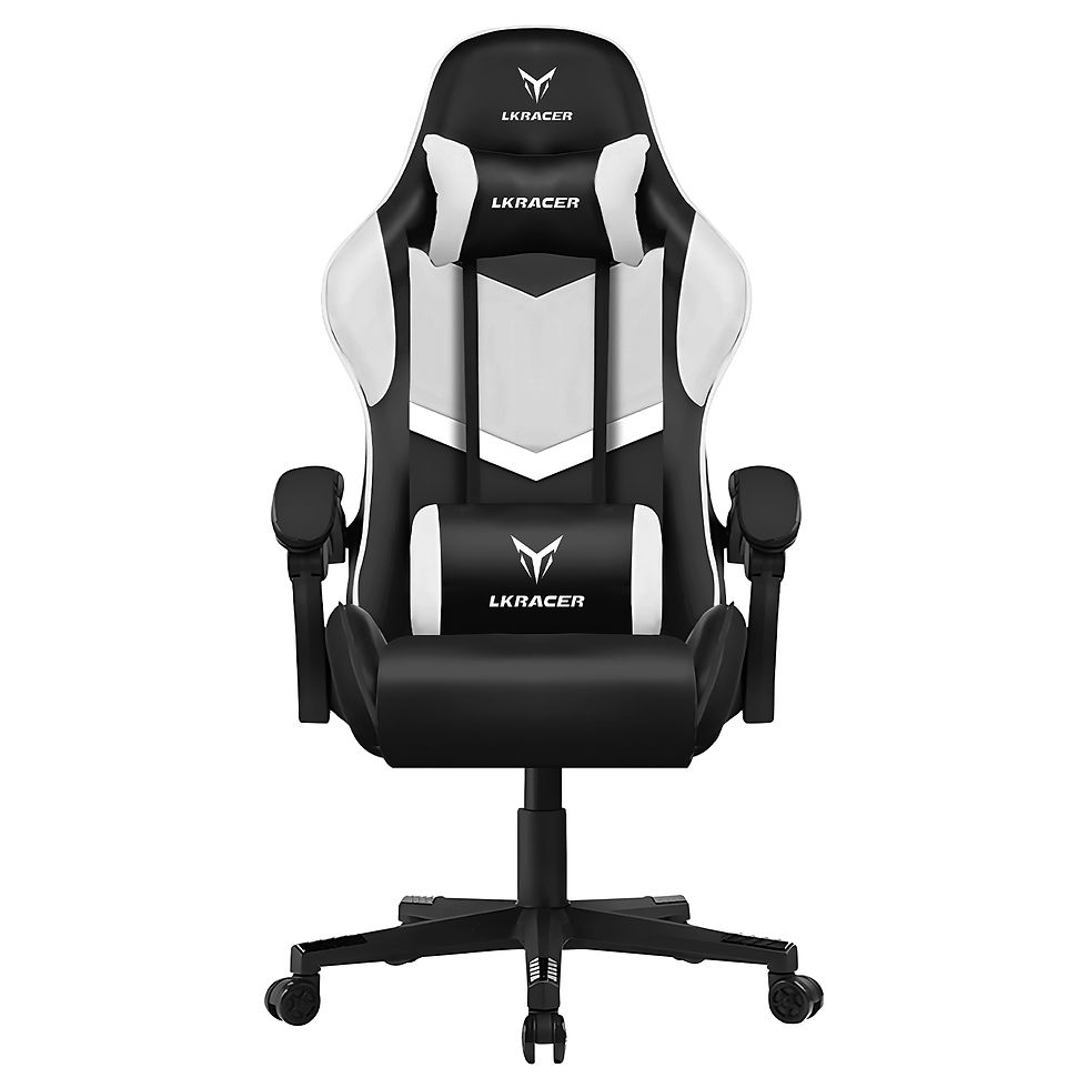 Thumbnail: LUCKRACER Gaming Chair, Massage Ergonomic Computer Chair with Lumbar Support Hig