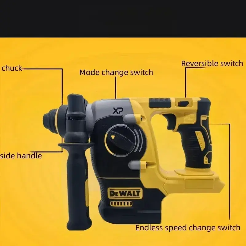 Thumbnail: NEW DEWALT 18V/20V MAX SDS PLUS L Rotary Hammer Drill Brushless Cordless Impact