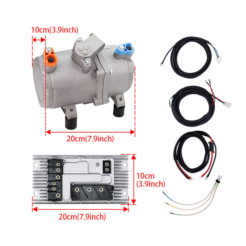 Thumbnail: Universal Automotive Auto Electric Air Conditioning Compressor 12V 24V for Car V