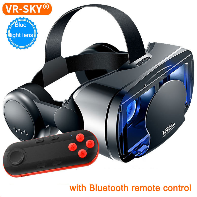 Thumbnail: VRG Pro 3D VR Glasses Virtual Reality Full Screen Visual Wide-Angle VR Glasses B