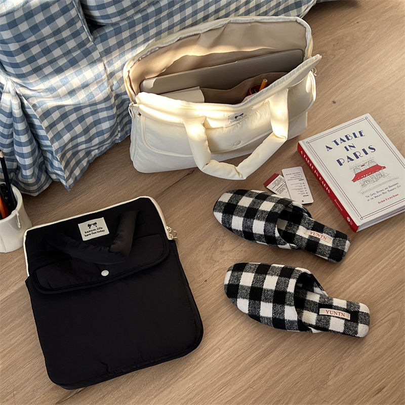 Thumbnail: Laptop Handbag Bow Knot Label Laptop Computer Storage Pouch Tablet Sleeve Bag fo