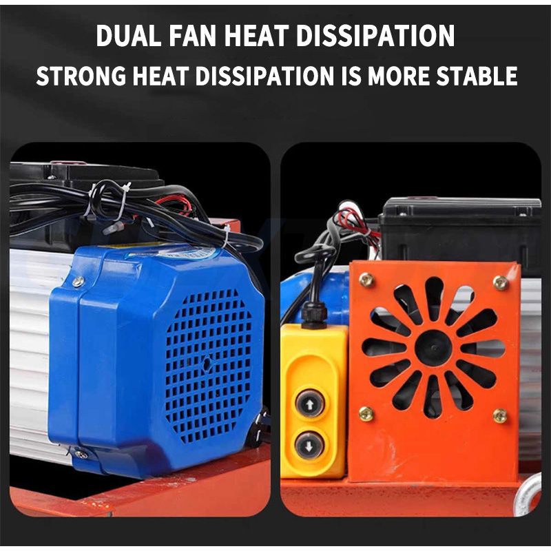 Thumbnail: Electric Hoist Cable Traction Grinder Small Electric Wire Cable Winch Electric W