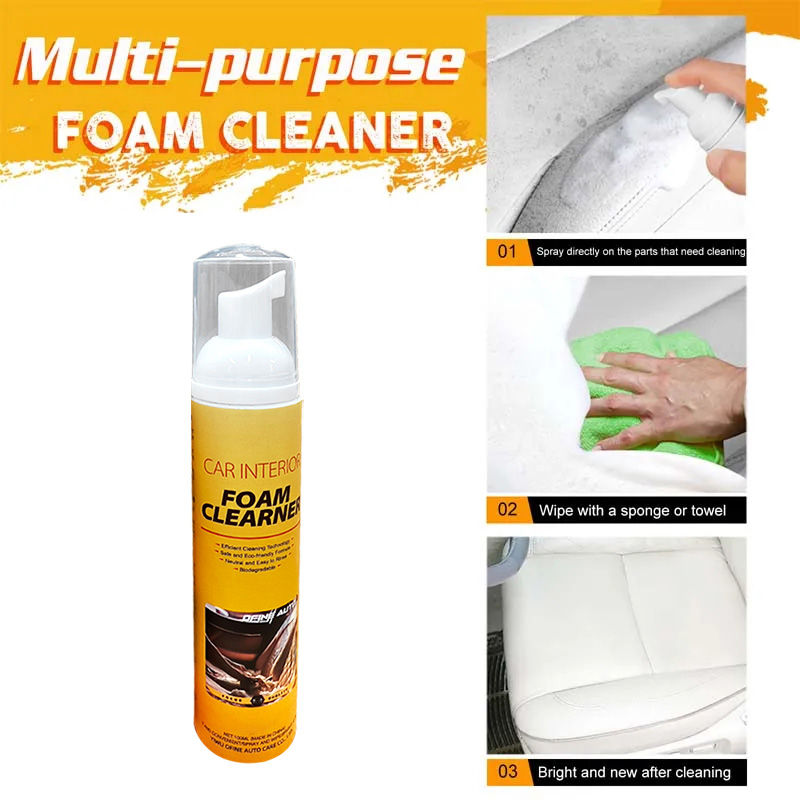Thumbnail: LEIBOO Multi-purpose Foam Cleaner Cleaning Agent Automoive Car Interior Home Foa