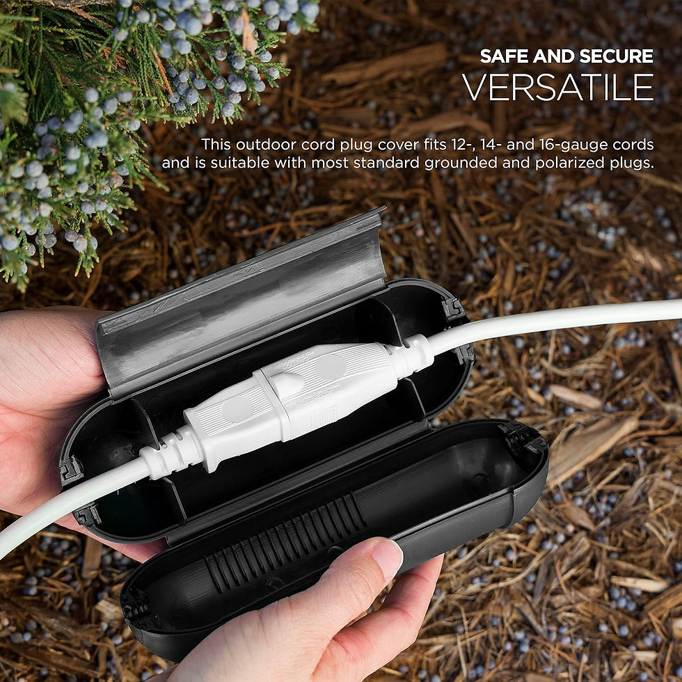 Thumbnail: Outdoor Extension Cable Safety Cover, Waterproof Sealed and Weather Proof Electr