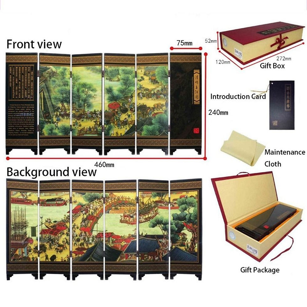 Thumbnail: Business Gifts Home Decor Non-slip Featured Handicrafts Chinese Mural Antique La