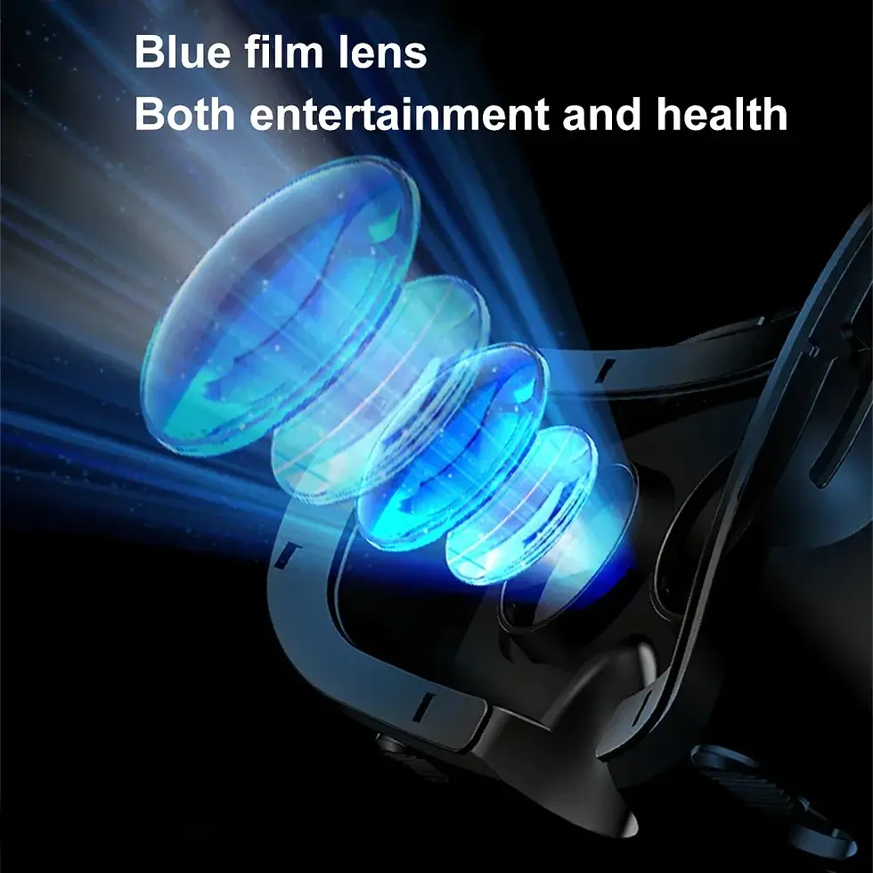 Thumbnail: 2025 New VR Headset 3D Virtual Reality Glasses 7" Stereo Headset with Remote Con
