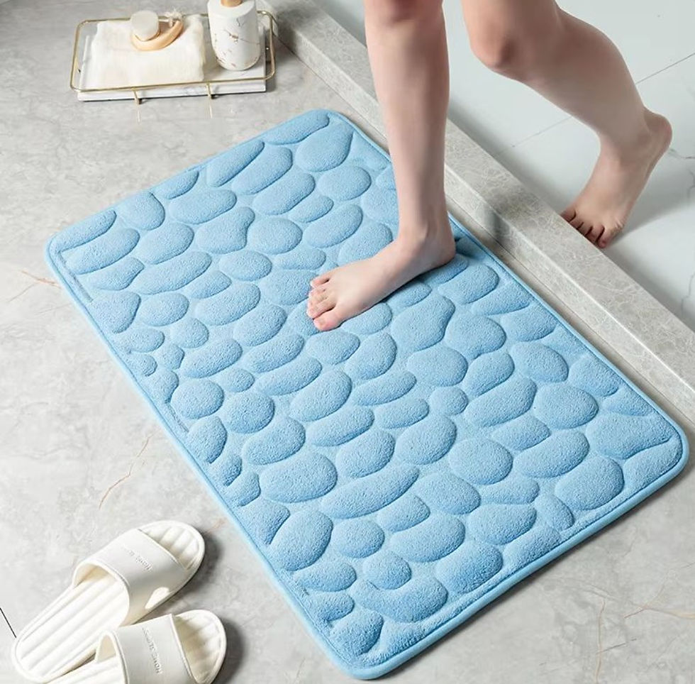 Thumbnail: Mat Non Slip Carpets Cobblestone Embossed Bathroom Bath In Wash Basin Bathtub Si