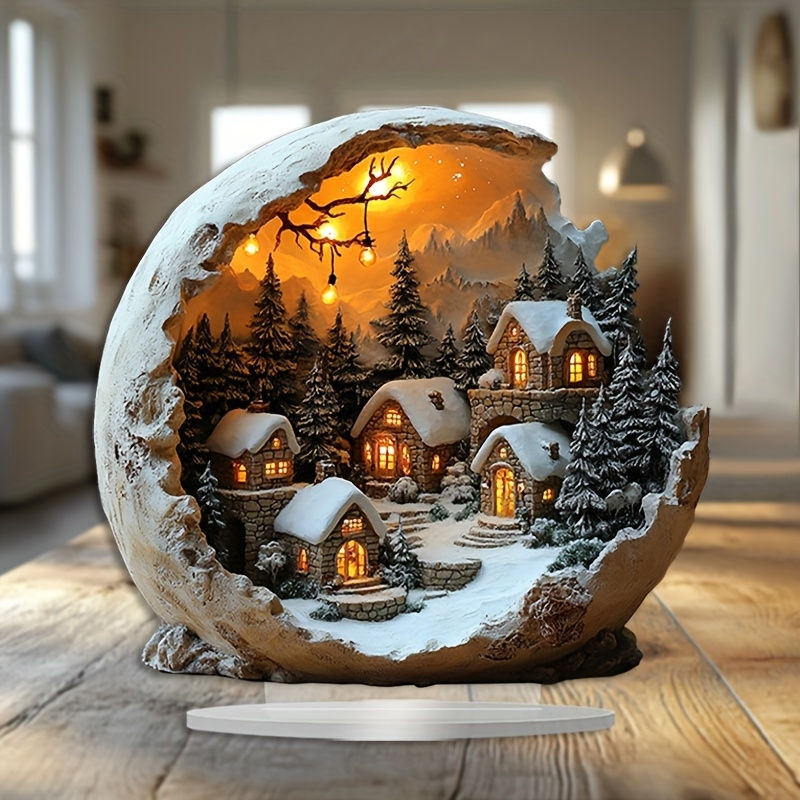 Thumbnail: 1 pcs Christmas holiday decoration, bohemian style, multifunctional desktop deco