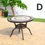 Thumbnail: 80cm Outdoor Table Marble Tiles Design Dining Table Courtyard Leisure Rust-Resis