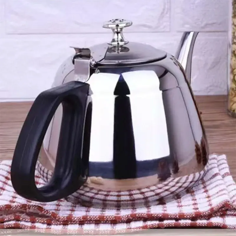 Thumbnail: 2/1.5/1.2L Stainless Steel Teapot Kettle Tea Water Stove Coffee Pot Home Office