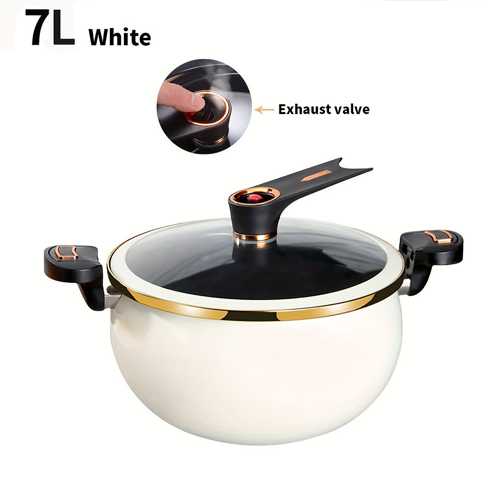 Thumbnail: 1 Piece Chubby Micro-Pressure Pot Household 7L Large Capacity 26cm Stew Pot Mult