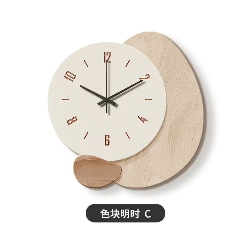 Thumbnail: Wall Clock Art Mechanism Corner Watch Noiseless Living Room Kitchen Home Design