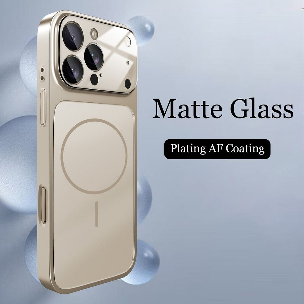 Thumbnail: Original Glass Nano Matte Case For iPhone 17 Air 16 15 14 13 Pro Max 17Pro Magne