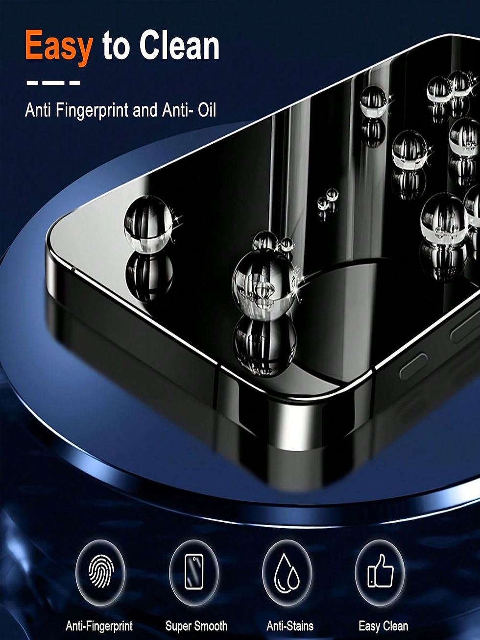 Thumbnail: 6Pcs Privacy Screen Protector Compatible With IPhone 17/16/16e/15/14/13/13 Pro/1