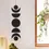 Thumbnail: Wooden Hanging Pendant Wall Decor Home Decor Wooden Decor Pendant  Moon Pendant