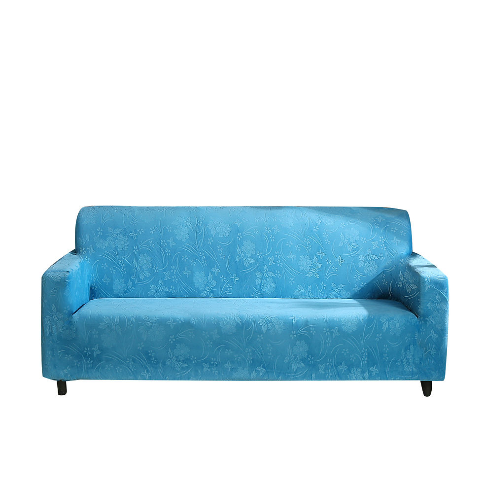 Thumbnail: Luxury 1/2/3/4 Seater Slipcover Solid Color Thickened Soft Crystal Velvet Jacqua