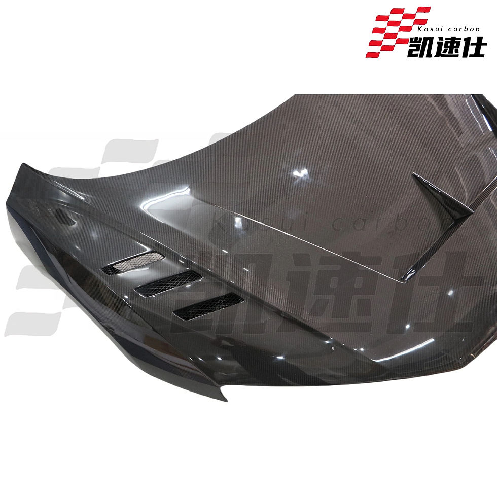 Thumbnail: Real Carbon Fiber Front Hood Engine Bonnet Body Kit for Audi R8 Front Bonnet Rep