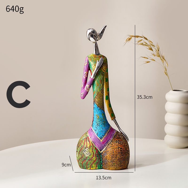 Thumbnail: Desk Decoration Christmas Gift Creative Abstract Home Decoration Character Sculp