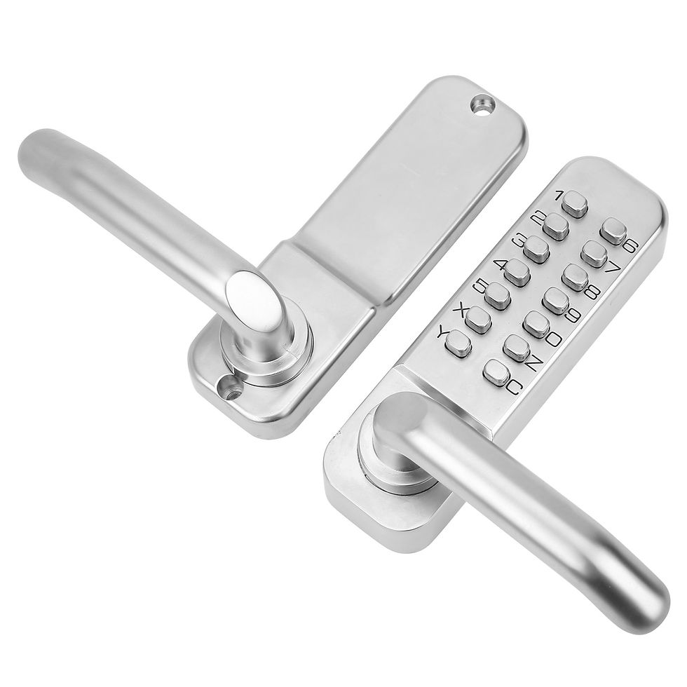 Thumbnail: High Security Smart Power Mechanical Door Lock Digital Password Entry Non‑Powe