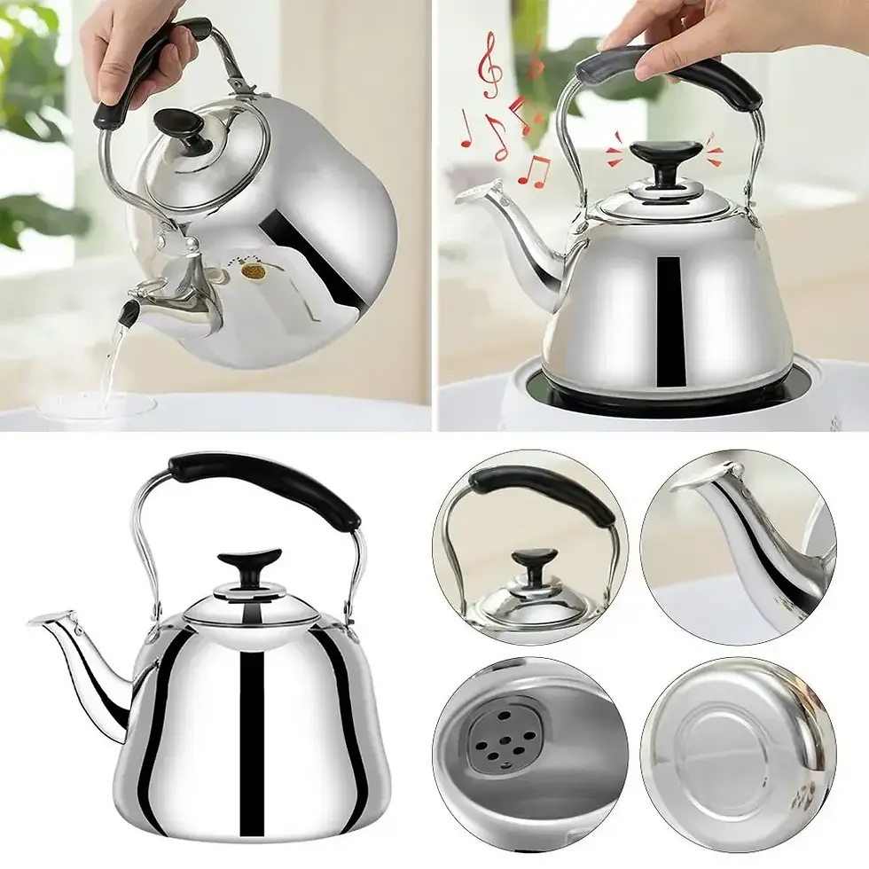 Thumbnail: 2/1.5/1L Stainless Steel Kettle Water Boiling Household Large Capacity Boil Wate