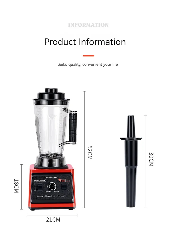 Thumbnail: Big Powerful Commercial Mixer Blenders Heavy Duty Power Commercial Electric Smoo