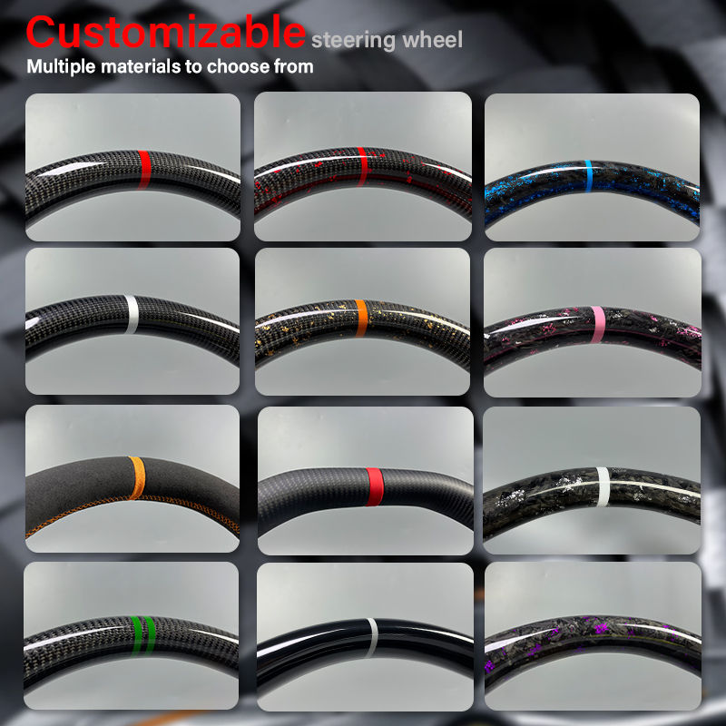 Thumbnail: FOR Ford Focus 2009 2010 2011 2012 2013 MK2 Customized Forged Carbon Fiber Leath